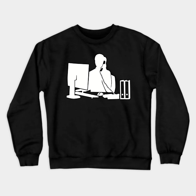 Secretary Crewneck Sweatshirt by Designzz